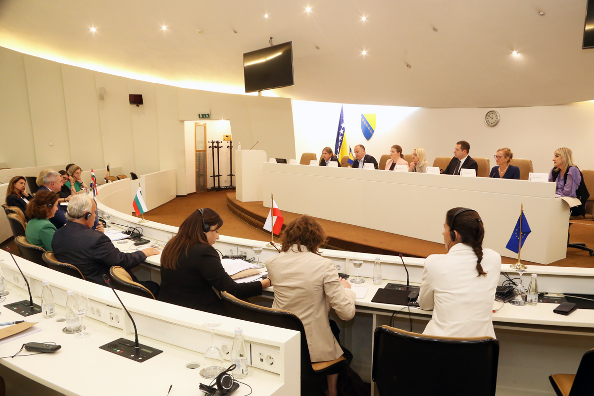 Članovi Zajedničke komisije za evropske integracije PSBiH održali sastanak sa delegacijom Vijeća za opće poslove pri Vijeću EU